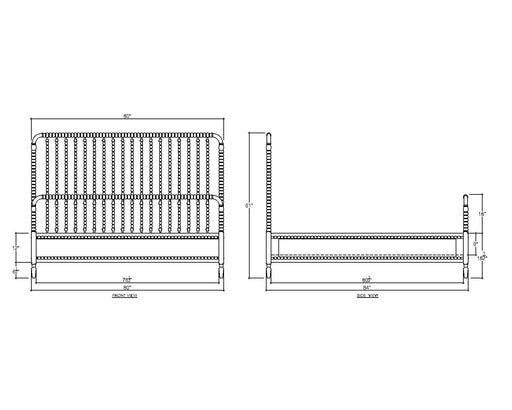 Bramble - Cholet Bed King - BR-27680 - GreatFurnitureDeal