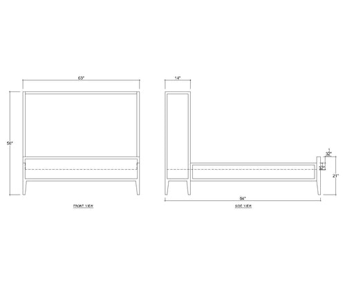 Bramble - Belfort Upholstered Bed Queen - BR-27682 - GreatFurnitureDeal