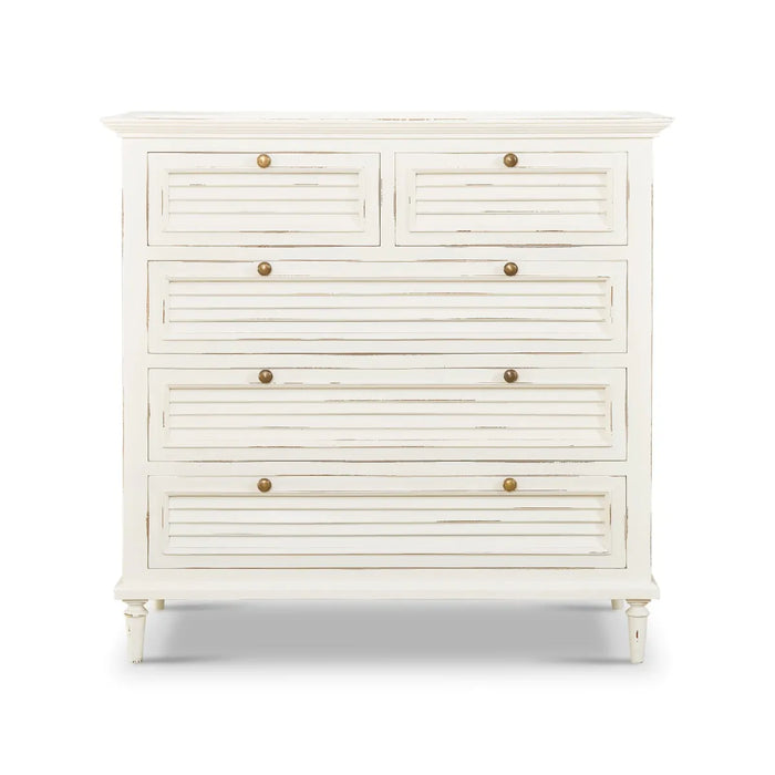 Bramble - Summerville 5 Drawer Dresser in White Harvest - BR-27692WHD