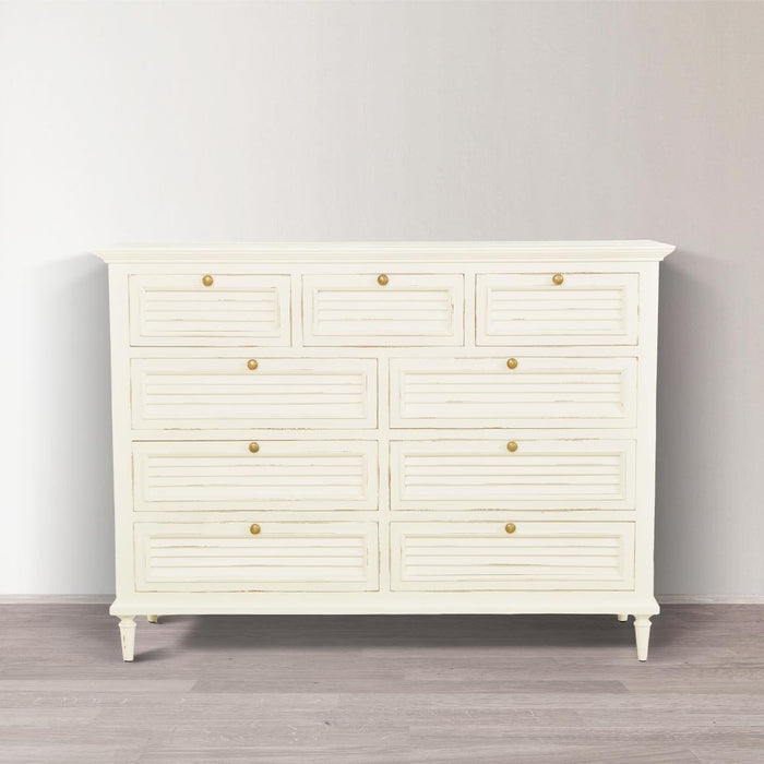 Bramble - Summerville 9 Drawer Dresser - White Harvest - BR-27693WHD-----