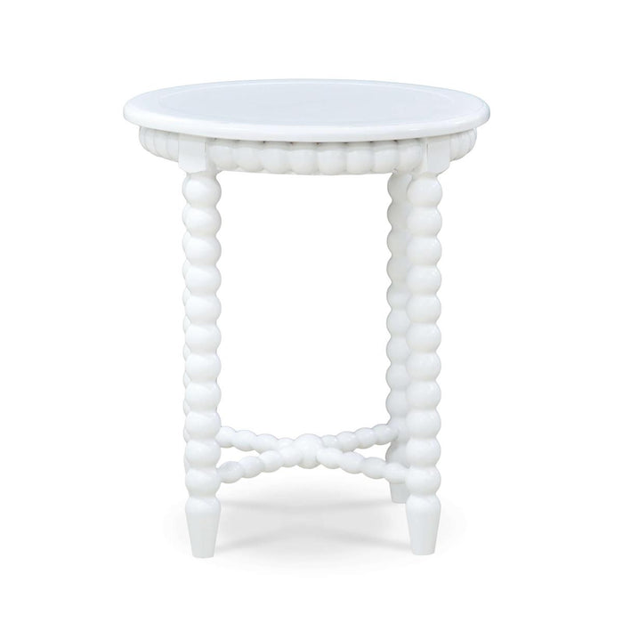 Bramble - Cholet Round End Table in Architectural White - 27695HRW----LDT - GreatFurnitureDeal