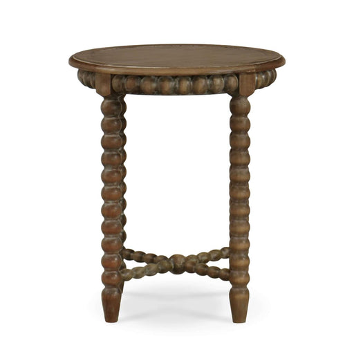 Bramble - Cholet Round End Table in Straw Wash - 27695STW----- - GreatFurnitureDeal