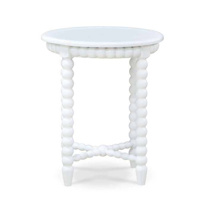 Bramble - Cholet Round End Table In Architectural White - 27695HRW----LDT - GreatFurnitureDeal