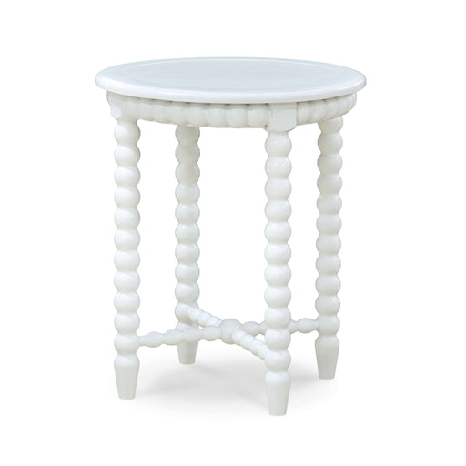 Bramble - Cholet Round End Table In Architectural White - BR-27695HRW----LDT - GreatFurnitureDeal