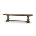 Bramble - Trestle Dining Bench in Straw Wash - 27697STW----- - GreatFurnitureDeal