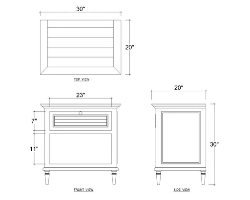 Bramble - Summerville Nightstand - BR-27698 - GreatFurnitureDeal