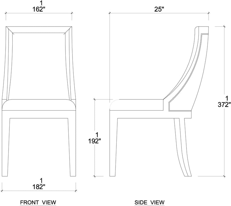 Bramble - Monarch Rattan Back Dining Chair - Set of 2- BR-27775 - GreatFurnitureDeal