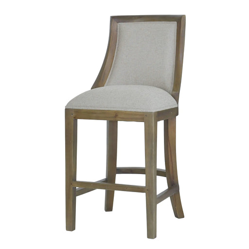 Bramble - Monarch Counter Stool w/ Rattan Back - US-WS-27776STWSF203RNAT--- - GreatFurnitureDeal