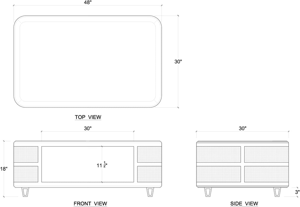 Bramble - Lexington Mindi Coffee Table - BR-55081 - GreatFurnitureDeal