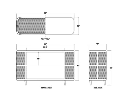 Bramble - Lexington Mindi Console Table - BR-55082 - GreatFurnitureDeal