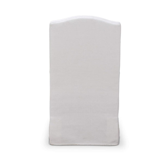 Bramble - Sierra Slipcovered Dining Chair w/ Castors w/ Arctic White Performance Fabric (Set of 2) - 27837SF204-----