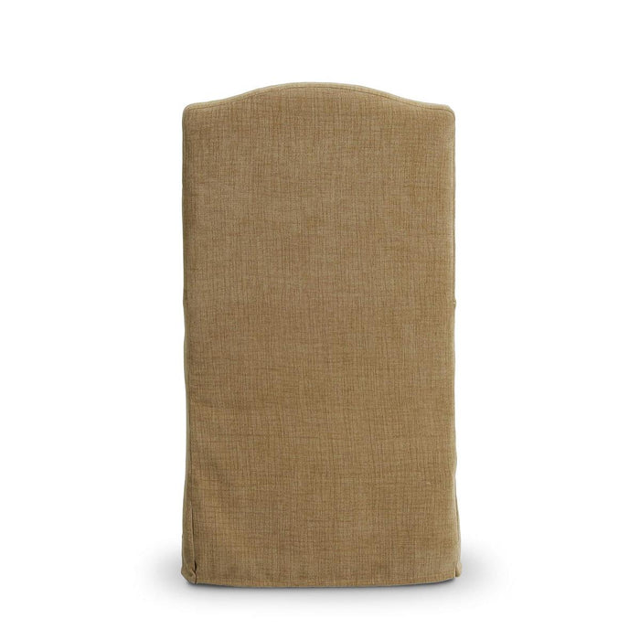 Bramble - Sierra Slipcovered Dining Chair w/ Castors w/ Thames French Yellow Performance Fabric - 27837SF246-----