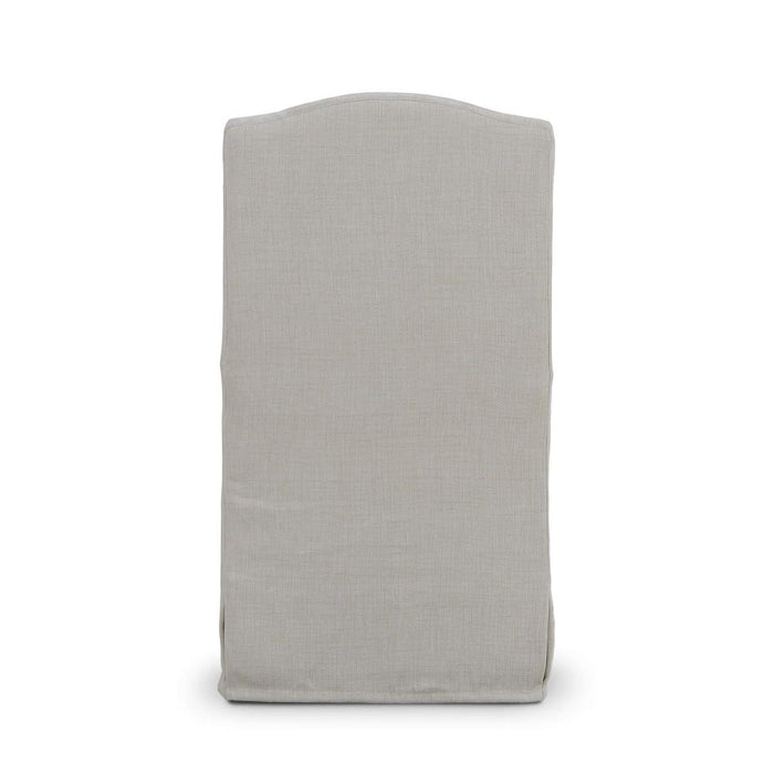 Bramble - Sierra Slipcovered Dining Chair w/ Castors w/ Thames Natural Performance Fabric - 27837SF247-----