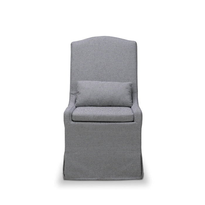 Bramble - Sierra Slipcovered Dining Chair w/ Castors - BR-27837 - GreatFurnitureDeal