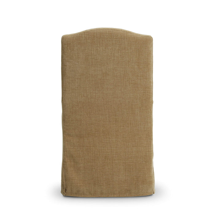 Bramble - Sierra Slipcovered Dining Chair w/ Castors w/ Thames French Yellow Performance Fabric - Set of 2- 27837SF246----- - GreatFurnitureDeal