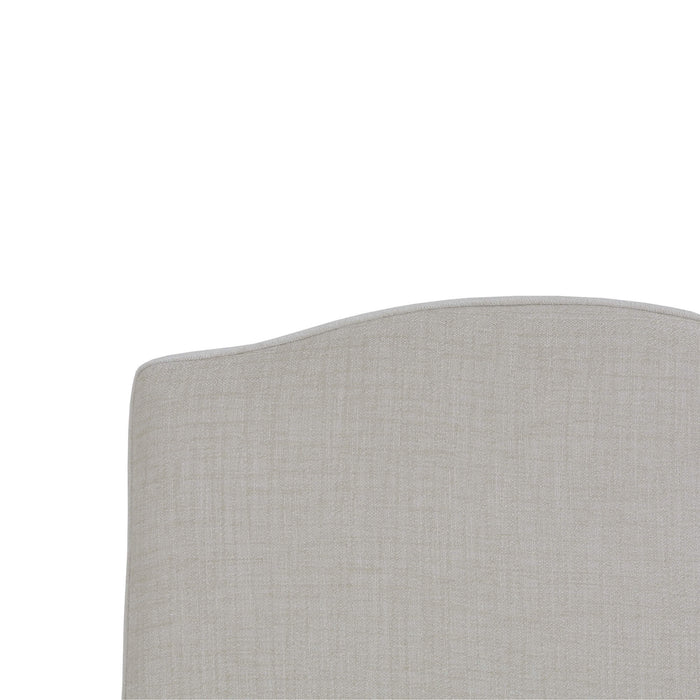 Bramble - Sierra Slipcovered Dining Chair w/ Castors w/ Thames Natural Performance Fabric - Set of 2 - 27837SF247----- - GreatFurnitureDeal