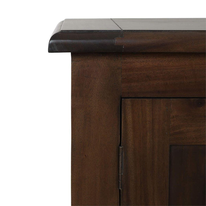 Bramble - Osborne Narrow Sideboard in Walnut - 27856WLT-----