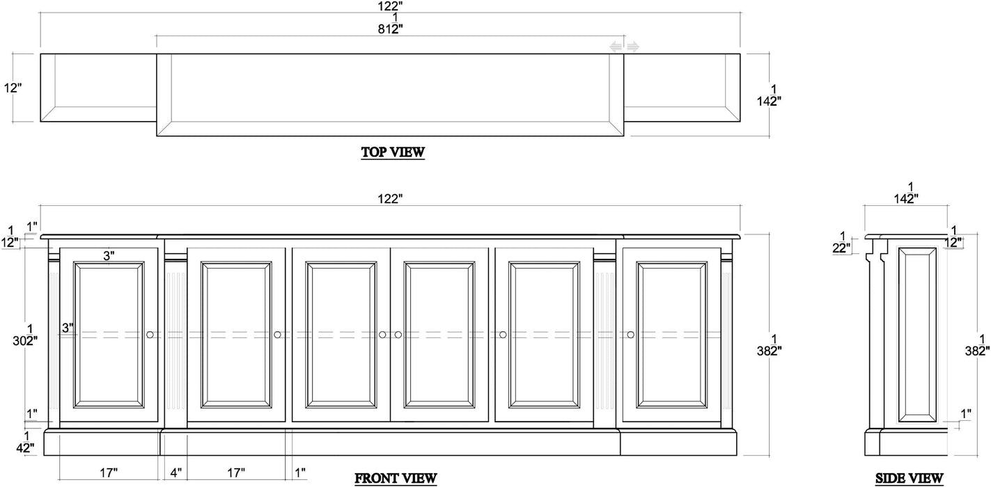 Bramble - French Hens Media Console - BR-27858 - GreatFurnitureDeal