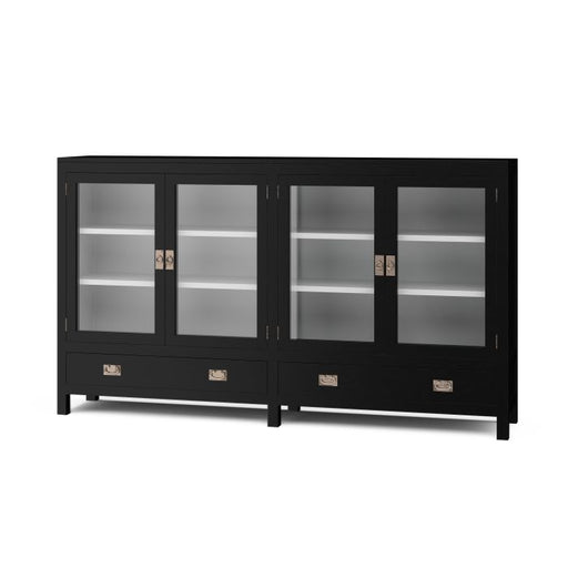 Bramble - Kagu 4 Door Sideboard in Black - BR-27860 - GreatFurnitureDeal
