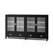 Bramble - Kagu 4 Door Sideboard in Black - BR-27860 - GreatFurnitureDeal