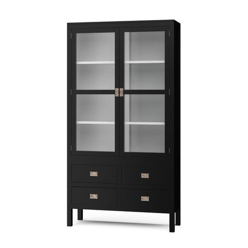 Bramble - Kagu Tall 2 Door Cabinet in Black - BR-27861 - GreatFurnitureDeal