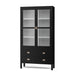 Bramble - Kagu Tall 2 Door Cabinet in Black - BR-27861 - GreatFurnitureDeal