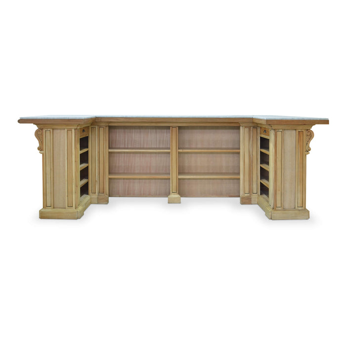 Bramble - Roosevelt Extended Bar w/ Marble Top (Container order only) - BR-27880 - GreatFurnitureDeal