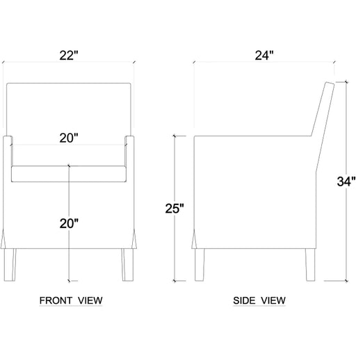 Bramble - Bilboa Slipcovered Arm Dining Chair - 27884STWSF204 - GreatFurnitureDeal