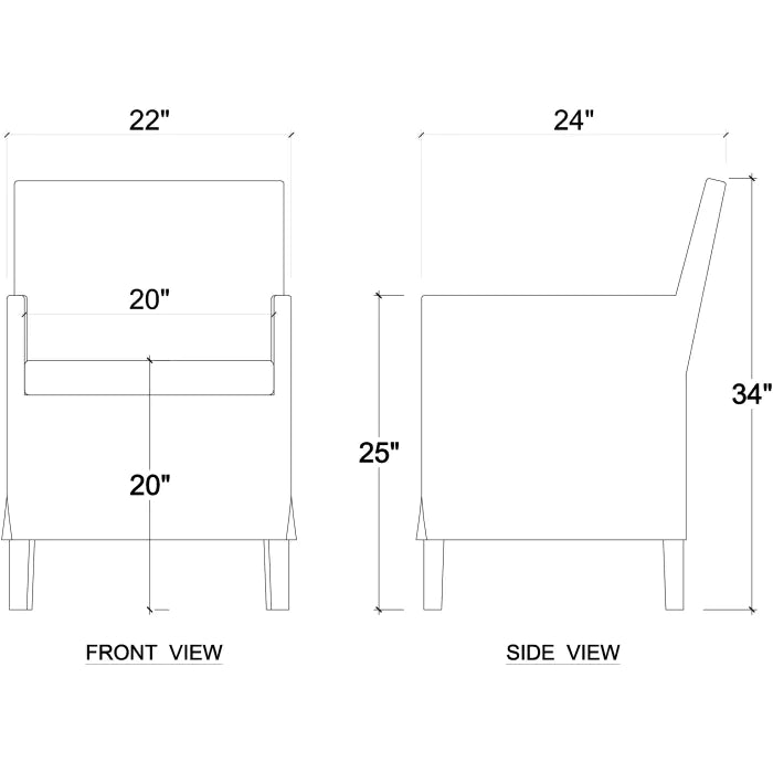Bramble - Bilboa Slipcovered Arm Dining Chair - 27884STWSF204 - GreatFurnitureDeal