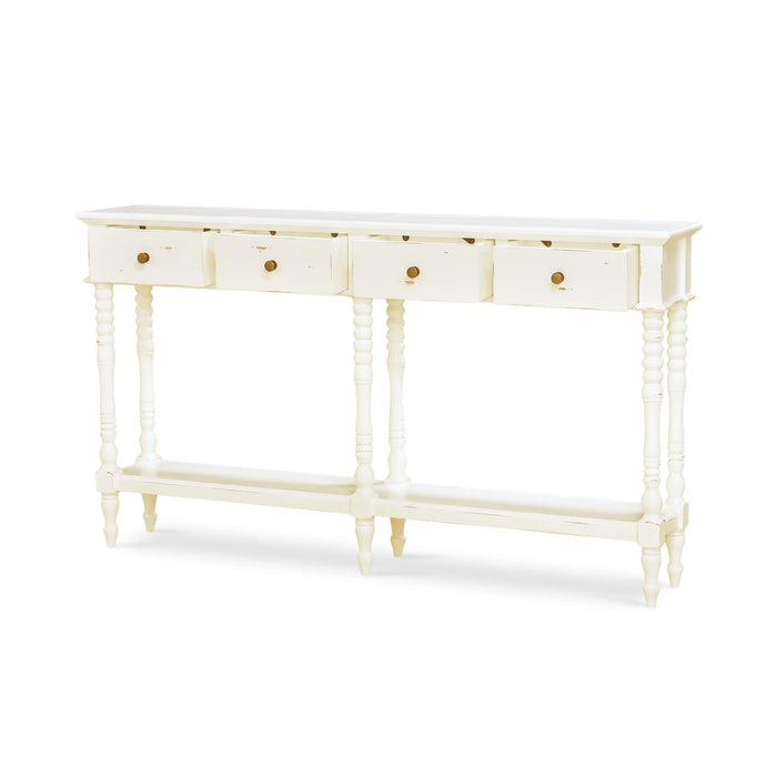 Bramble - Banyan Console Table In Whie Harvest - BR-27888WHD-----