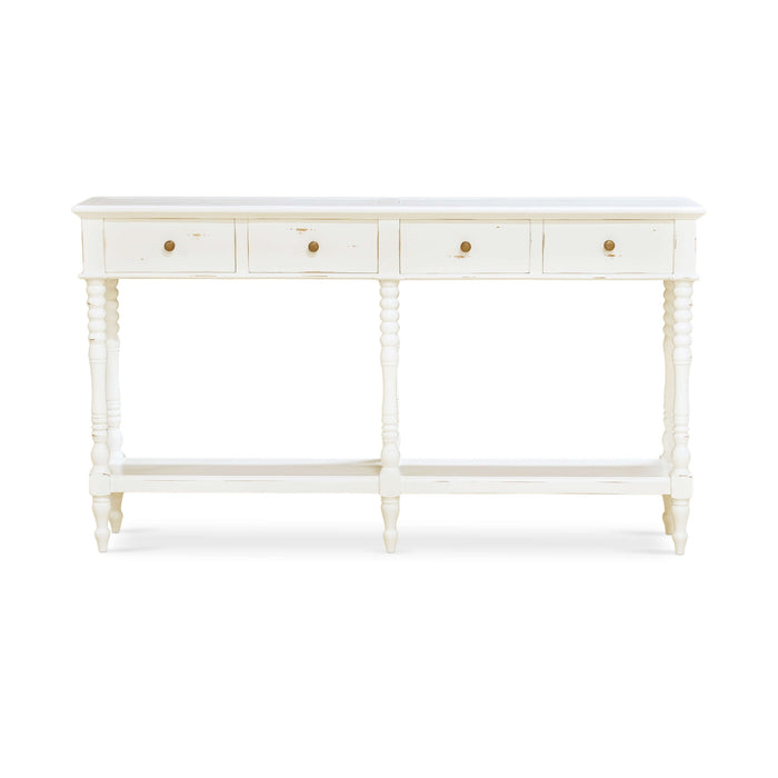 Bramble - Banyan Console Table In Whie Harvest - BR-27888WHD-----