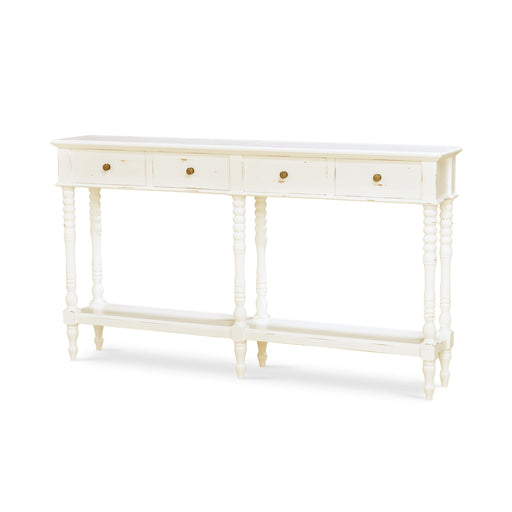 Bramble - Banyan Console Table In Whie Harvest - BR-27888WHD----- - GreatFurnitureDeal