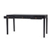 Bramble - Belmont Leather Desk in Batavia Black, Black Noir Leather - US-WS-27897BBAFBBL---- - GreatFurnitureDeal