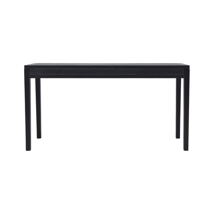 Bramble - Belmont Leather Desk in Batavia Black, Black Noir Leather - US-WS-27897BBAFBBL---- - GreatFurnitureDeal