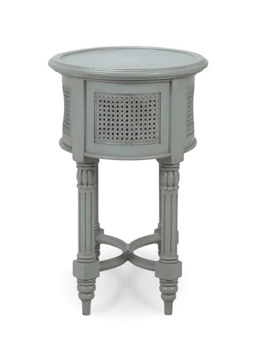 Bramble - Montego Side Table w/ Rattan Door - 27900GCH - GreatFurnitureDeal