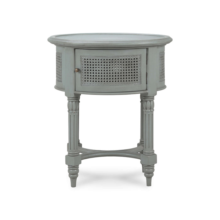 Bramble - Montego Side Table w/ Rattan Door - BR-27900 - GreatFurnitureDeal