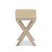 Bramble - Renoir Bedside Table Wrapped in Natural Rattan w/ Sandbar Legs - 27912RNATSNB---- - GreatFurnitureDeal