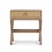 Bramble - Renoir Bedside Wrapped in Natural Rattan w/ Sandbar Legs - 27912RNATSNB---- - GreatFurnitureDeal