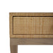 Bramble - Renoir Bedside Wrapped in Natural Rattan w/ Sandbar Legs - 27912RNATSNB---- - GreatFurnitureDeal