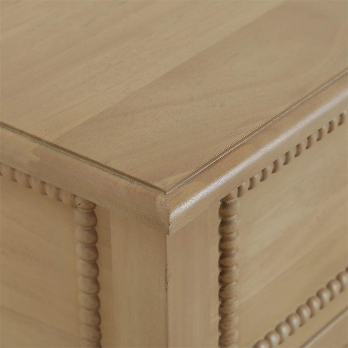 Bramble - Cholet Bedside Table in Fruitwood - 27913FRW----- - GreatFurnitureDeal