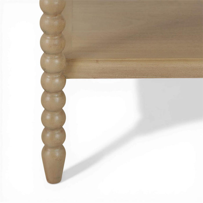 Bramble - Cholet Bedside Table in Fruitwood - 27913FRW----- - GreatFurnitureDeal