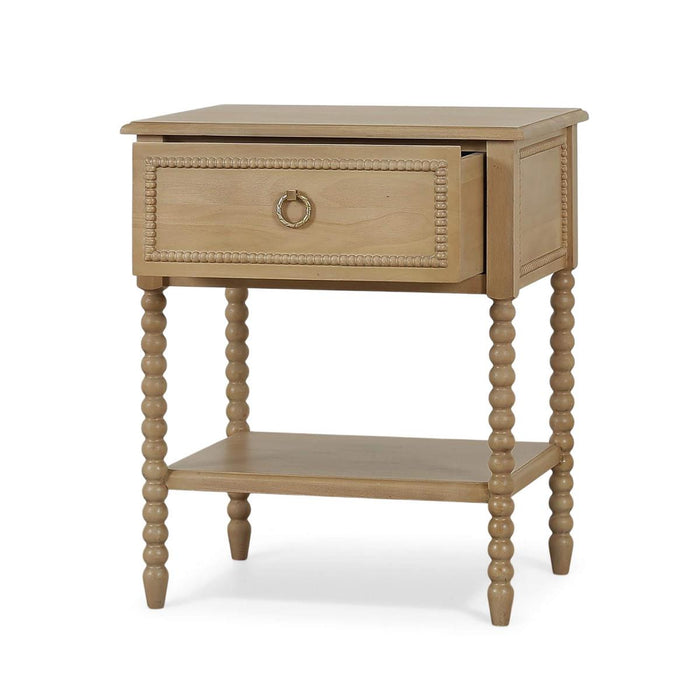 Bramble - Cholet Bedside Table in Fruitwood - 27913FRW----- - GreatFurnitureDeal
