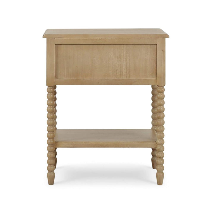 Bramble - Cholet Bedside Table in Fruitwood - 27913FRW----- - GreatFurnitureDeal