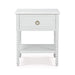 Bramble - Cholet Bedside Table in Architectural White - 27913HRW----LDT - GreatFurnitureDeal