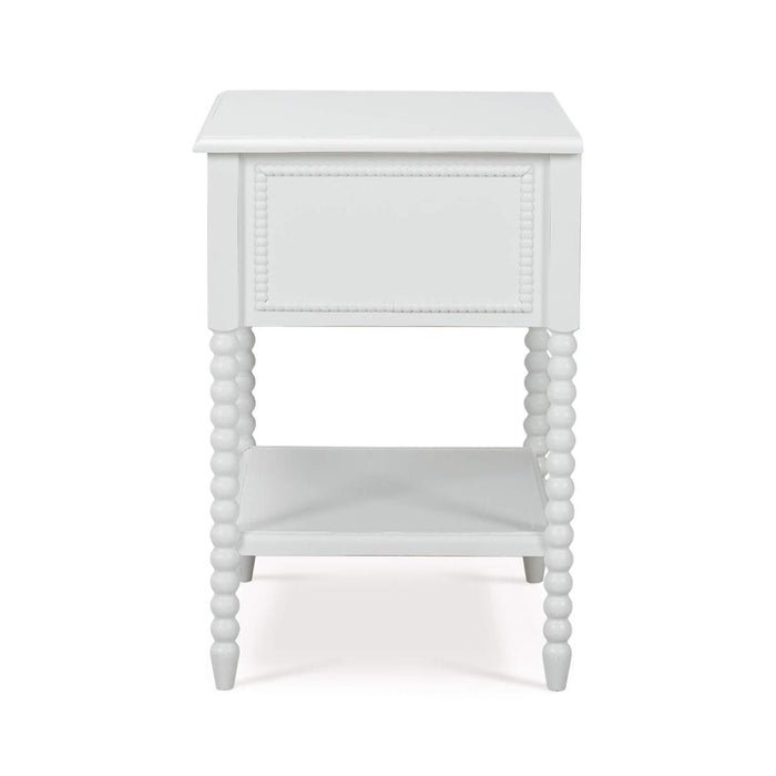 Bramble - Cholet Bedside Table in Architectural White - 27913HRW----LDT - GreatFurnitureDeal