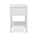 Bramble - Cholet Bedside Table in Architectural White - 27913HRW----LDT - GreatFurnitureDeal