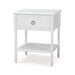 Bramble - Cholet Bedside Table in Architectural White - 27913HRW----LDT - GreatFurnitureDeal
