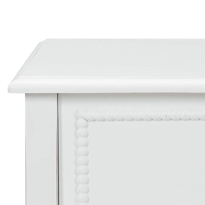 Bramble - Cholet Bedside Table in Architectural White - 27913HRW----LDT - GreatFurnitureDeal