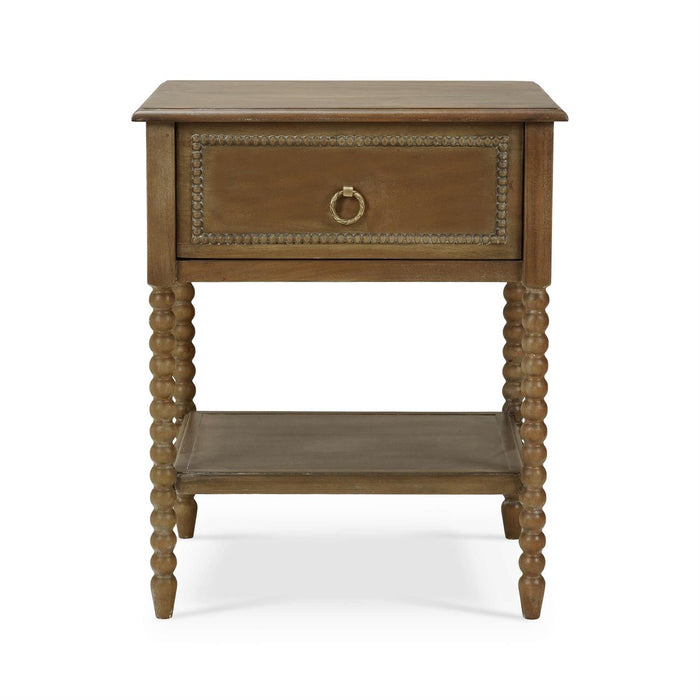 Bramble - Cholet Bedside Table in Straw Wash - 27913STW----- - GreatFurnitureDeal