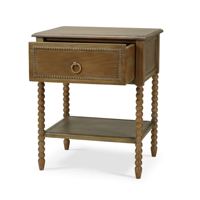 Bramble - Cholet Bedside Table in Straw Wash - 27913STW----- - GreatFurnitureDeal